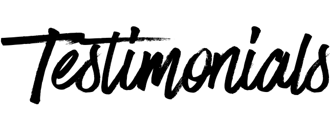 Client testimonials for The Afterglow Lounge